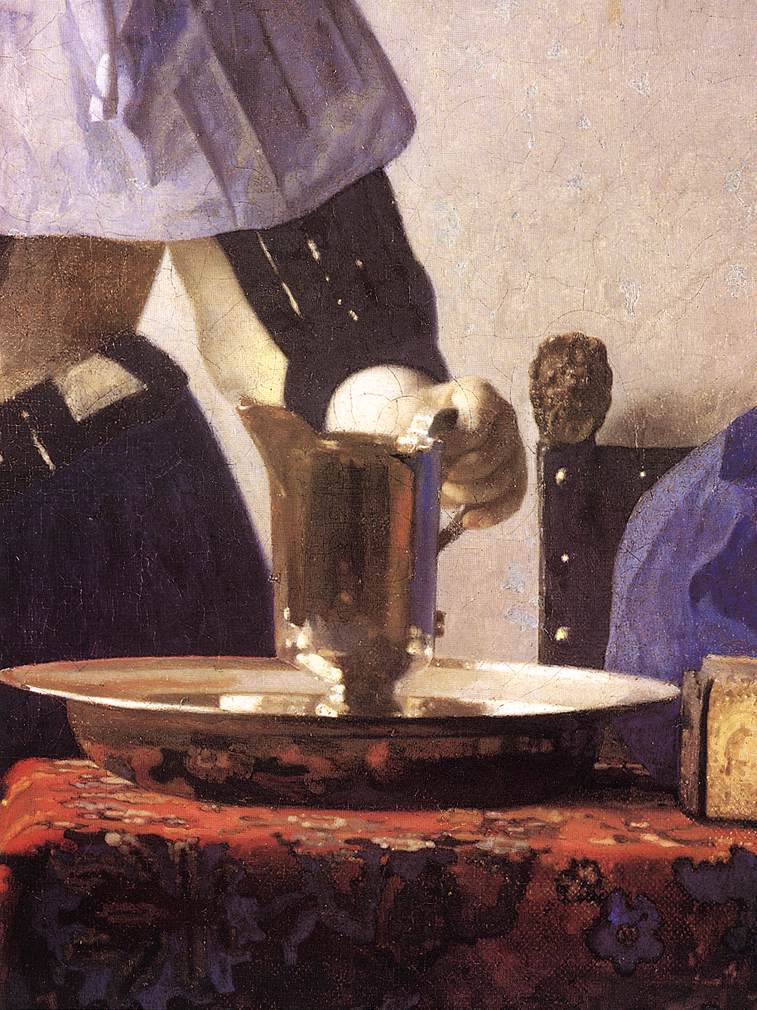 Young Woman with a Water Jug (detail) re